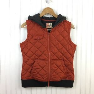 Ruff Hewn hooded quilted vest